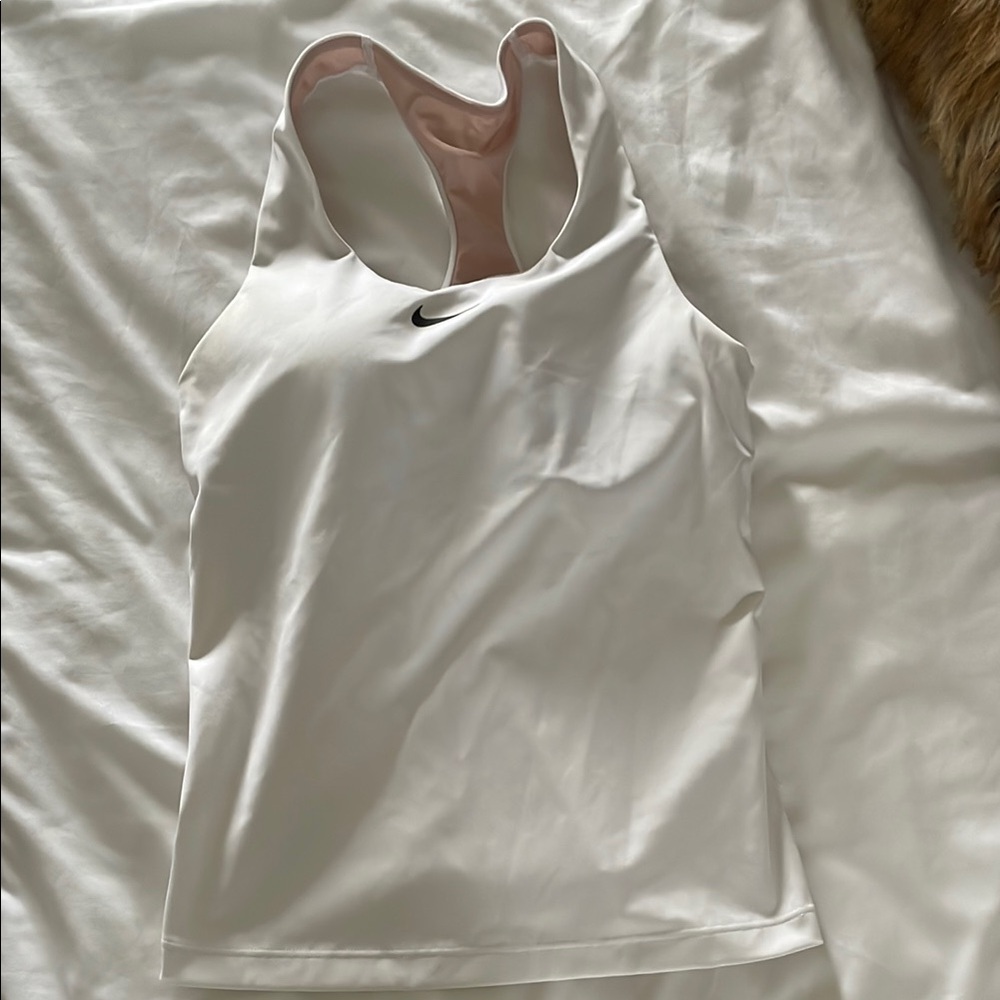 Nike Women's White tennis Tank Top